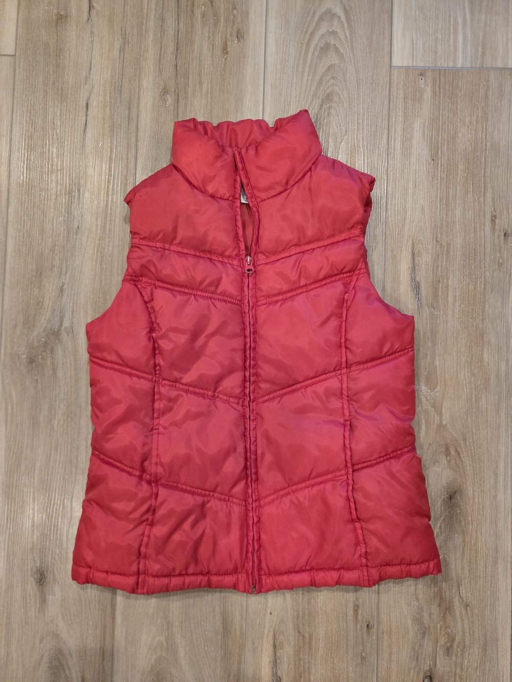 Merona Red Quilted Womens Puffer Vest